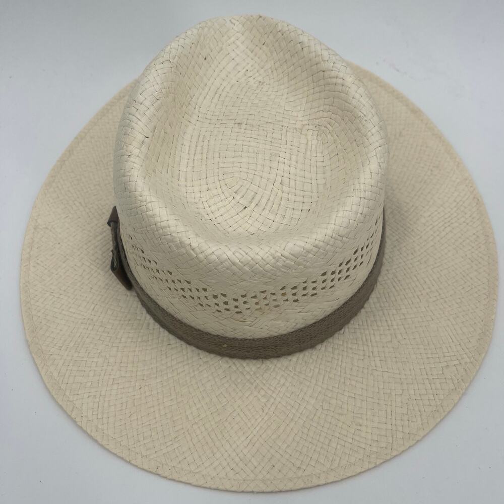 PENDLETON Straw Hat Medium Panama Style Vintage M… - image 16